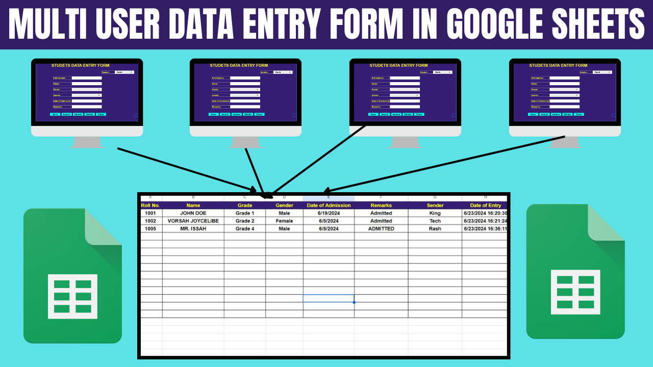 Transform Your Workflow with a Powerful Google Sheets Data Entry System